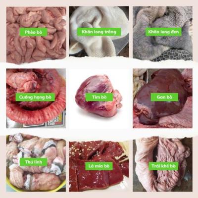 Nơi cung cấp lòng bò tươi giá sỉ TPHCM