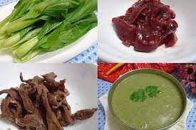 tim heo cháo tim heo