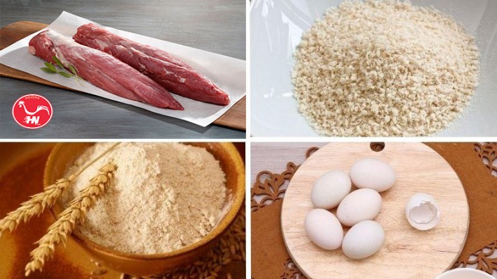 nguyên liệu làm thăn nội heo chiên xù nguyên liệu làm thăn nội heo chiên xù